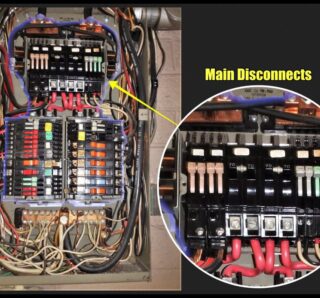 split-bus electrical panel diagram